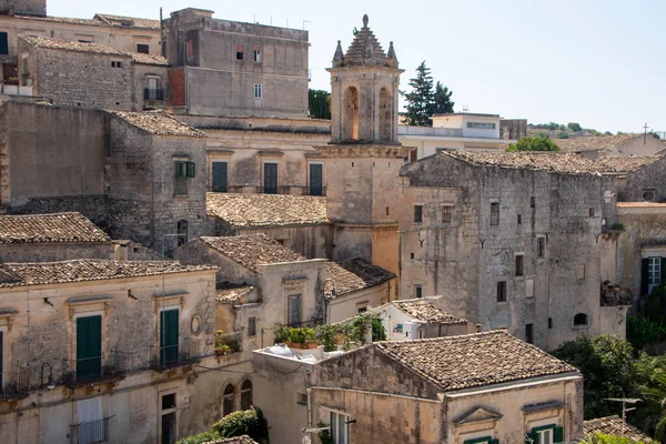 Vue Ville Modica Province Raguse Sicile Italie — Photo