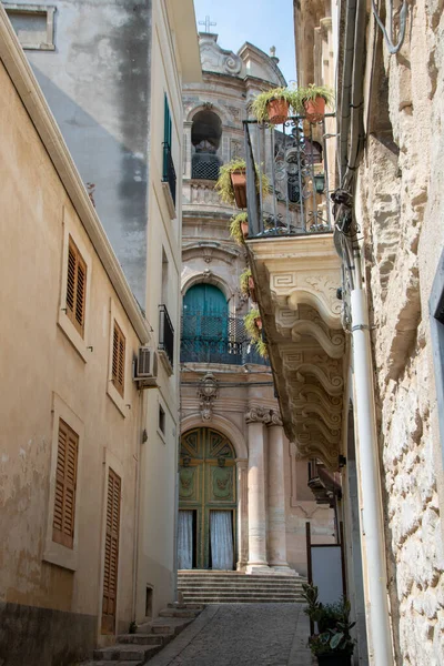 Барокова Церква Сан Джованні Скіклі Провінція Рагуса Сицилія Італі — стокове фото
