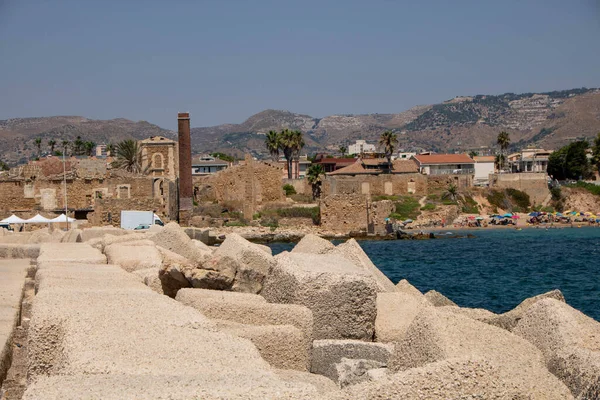 Руїни Стародавнього Рибальського Промислу Тунця Аволі Сицилія Італія — стокове фото