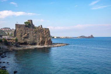 Aci Castello 'nun Norman Kalesi, Catania, Sicilya, İtalya