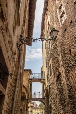 Pistoia, Toskana ve İtalya 'nın tarihi merkezindeki ortaçağ binaları