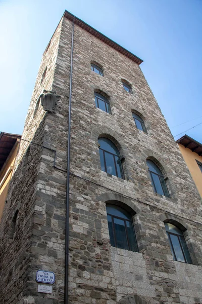 Der Mittelalterliche Turm Von Catilina Pistoia Toskana Italien — Stockfoto