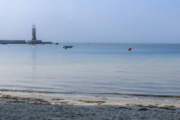 Plaża Samil Miejscowości Vigo Galicja Hiszpania — Zdjęcie stockowe