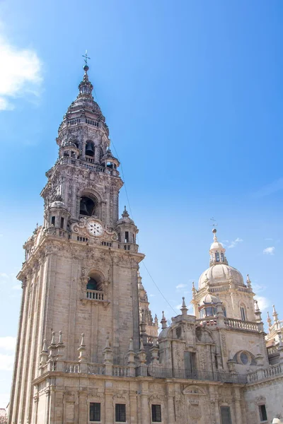 stock image The cathedral of Santiago de Compostela in Galicia, Spain