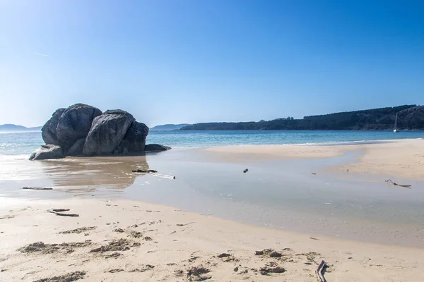 Paisaje Playa Nerga Cangas Galicia España — Foto de Stock