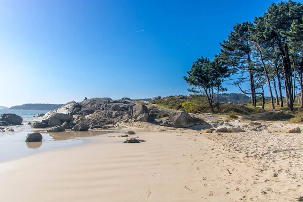 Landschaft Des Nerga Strandes Cangas Galicien Spanien — Stockfoto