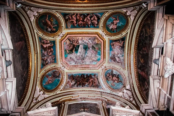 Interieur Van Santa Teresa Degli Scalzi Kerk Het Historische Centrum — Stockfoto