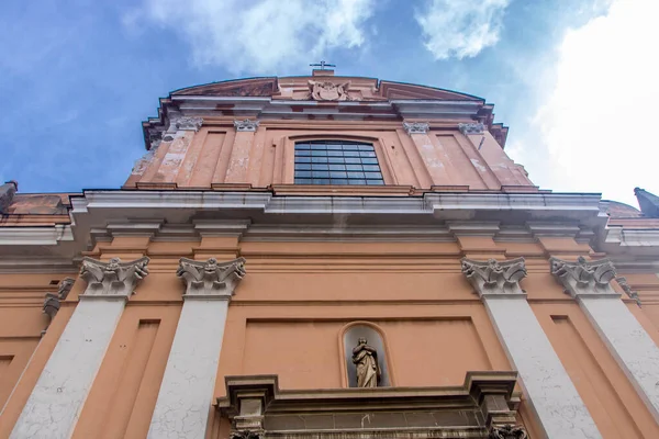 Fasaden Santa Teresa Degli Scalzi Kyrkan Neapels Historiska Centrum Italien — Stockfoto