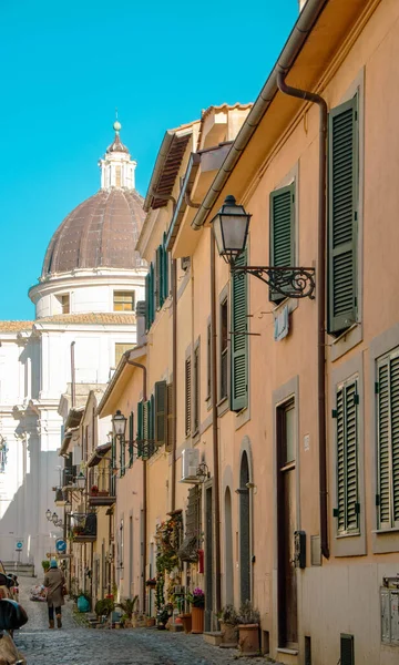 Castelgandolfo Itálie Prosinci 2018 Ulice Starého Města — Stock fotografie
