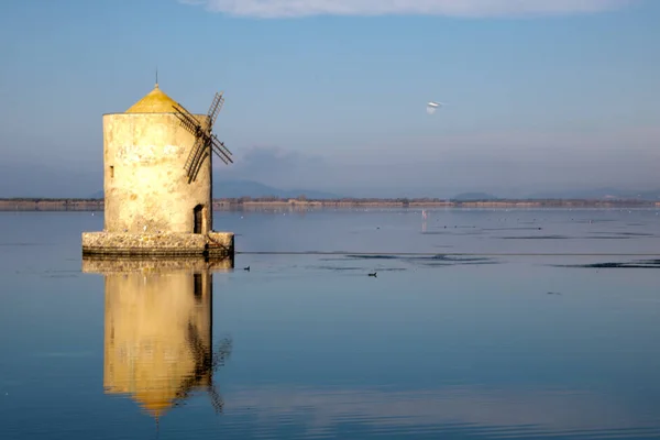 stock image spanish mille in orbetello lagoon, maremma tuscany,Italy