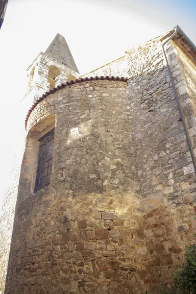Церковь Мальяно Тоскане Маленькая Деревня Самом Сердце Maremma Тоскане Окруженная — стоковое фото