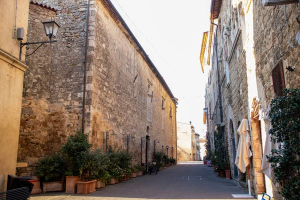Magliano Невелике Село Центрі Маремми Тоскані Оточене Середньовічними Стінами Оточене — стокове фото