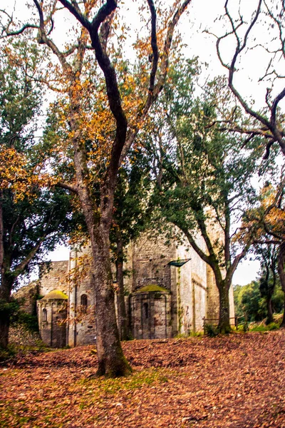 Complejo Abadía San Rabano Situado Bosque Del Parque Nacional Uccellina — Foto de Stock