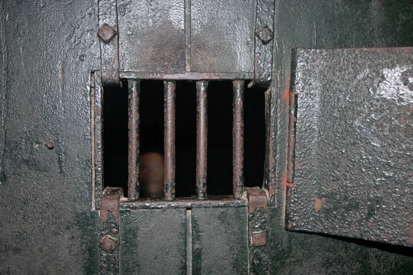 하노이의 교도소는 프랑스 식민지 개척자들 정치범으로 베트남 포로로 사용되었으며 하노이 — 스톡 사진