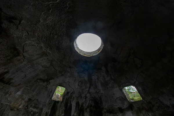 Называемый Храм Меркурия Древний Фрегидарий Банях Байи Археологические Раскопки Неаполь — стоковое фото