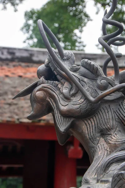 Hanoi Vietnam 2019 Tempio Della Letteratura Dedicato Confucio Che Ospita — Foto Stock