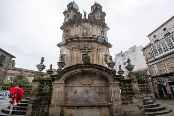 Spanya Galiçya Pontevedra Daki Pilgrim Bakire Kilisesi Stok Resim