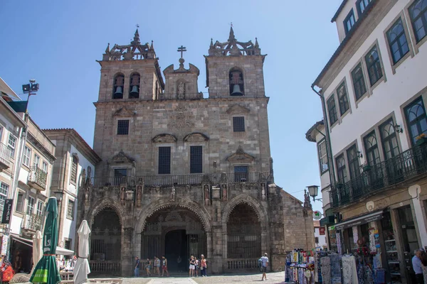 Portugalia 2023 Braga Braga Katedra — Zdjęcie stockowe