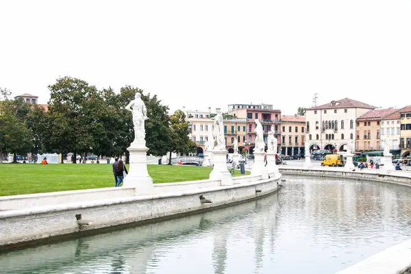 Padovában Olaszország Október 2018 Prato Della Valle Tér — Stock Fotó