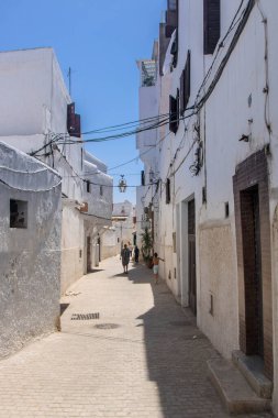 Rabat, Fas 'ta, Ağustos 2024' te, Medine 'de sokak.