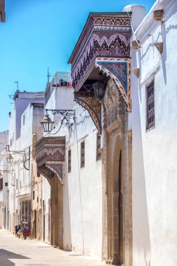Rabat, Fas 'ta, Ağustos 2024' te, Medine 'de sokak.