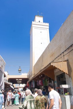 Rabat, Fas 'ta, Ağustos 2024' te, Medine 'de sokak.