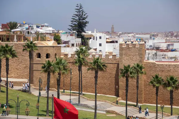 stock image View of the Kasbah of the oudaias or Udayas at Rabat, Morocco