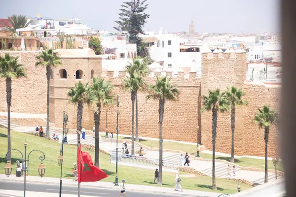 stock image View of the Kasbah of the oudaias or Udayas at Rabat, Morocco