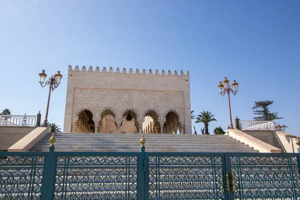 stock image At Rabat Morocco, On 04, august, 2024, Mausoleum of Mohammed V