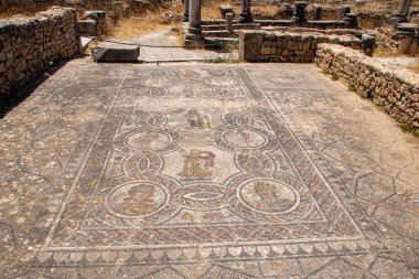 The Archaeological Site of Volubilis in the province of Meknes, Morocco clipart