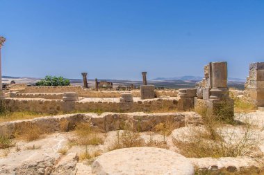 The Archaeological Site of Volubilis in the province of Meknes, Morocco clipart