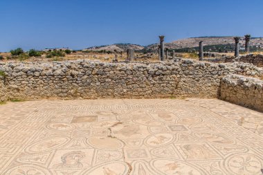 The Archaeological Site of Volubilis in the province of Meknes, Morocco clipart