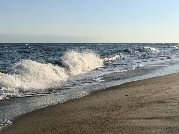 Güzel deniz kıyısı. doğa arkaplanı