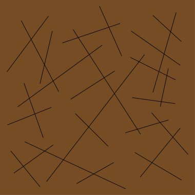 Karmaşık çizgi deseni. Rastgele soyut çizgiler. Kahverengi arka plan. Vektör dokusu çizimi. EPS 10.