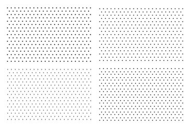 Görsel Algı ve Tasarım Analizi için Nokta Yoğunluğu Şablonları