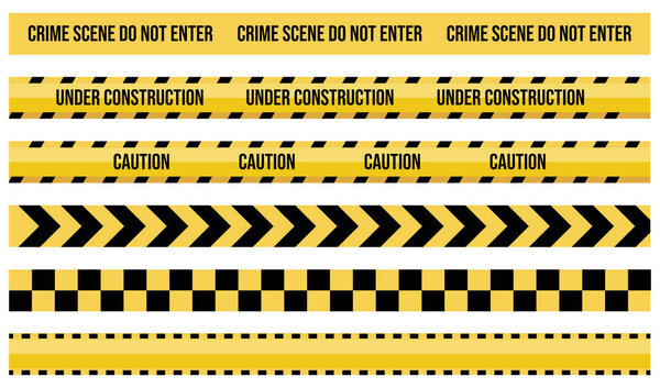 Предосторожность Место преступления сбора кассет, строительство, лента барьеров безопасности