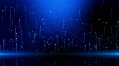 Dijital uzay hattı veri akışı bilim kurgu arka planı. yüksek teknoloji parçacıkları yüzey dalgaları. Yüksek teknoloji bilgi, engelleme zinciri, büyük veri görselleştirme. Matrix siber ortamı analitik yapay zeka