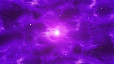 Yıldızlı, Patlayan Galaksisi olan 4K 3D Kozmik Gökada, uzayda çok sayıda ışık, Nebula Galaksileri. Orion Nebulasında Uçmak. 4K bilimsel filmler ve uzayda sinema. Karanlık evren ve hareket eden nebula bulutları