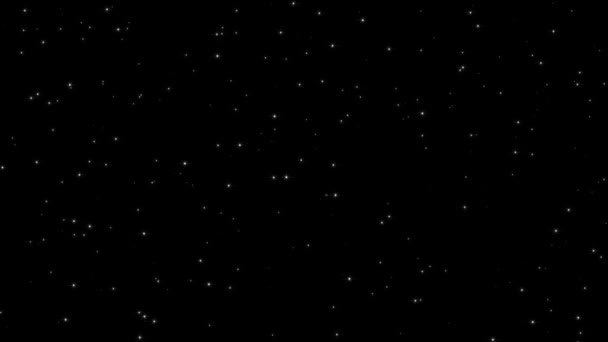 高級プレミアムアブストラクト星の雨の塵輝く粒子は新しい背景を動かします ボケでキラキラと光る 新年とクリスマス2024年 2025年アニメーション ノイズ — ストック動画