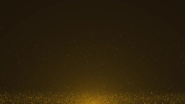 Glitter Magia Gwiazdy Cząstki Tło Nakładają Tło Blaskiem Blasku Światła — Wideo stockowe