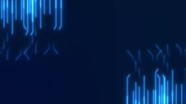 Bilgisayar yapay zekası çipi devre kartı Futuristik ana kart devresi grafik 4K arkaplan. Yazdırılmış PCB. Elektronik bağlantılar, fütüristik teknoloji. yüksek teknolojili dijital veri bağlantı sistemi.