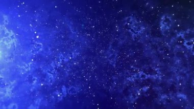 4K 3D Manzaralı Sonsuz Galaksi Derin Uzay Nebula Seyahat Merkezi Yıldızlar Nebulası Animasyonu. Nebula Evren Galaksisinde Uçmak, Yıldız, Gece, Gökyüzü, Toz, Güneş Sistemi.