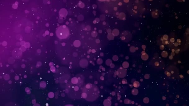 Rising Glitter Shine Floating Dust Particle Star Rain Résumé Nouveau — Video