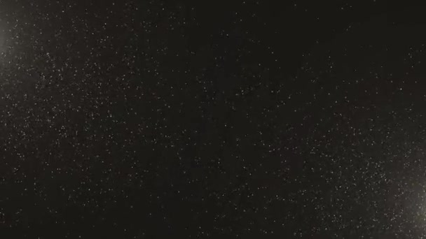 Luxo Premium Abstrato Estrela Poeira Chuva Brilhando Partículas Movimento Novo — Vídeo de Stock