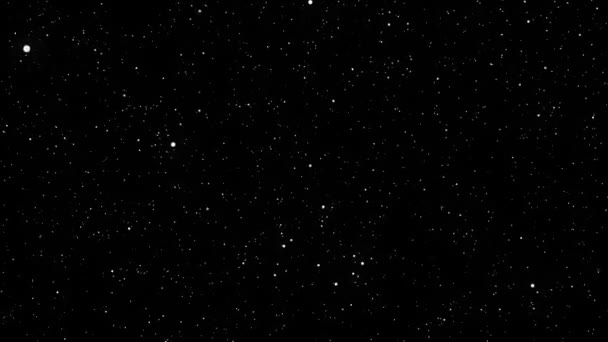 Масштабування Зірки Космічного Фону Гіперпростір Перестрибує Через Зірки Віддалений Простір — стокове відео