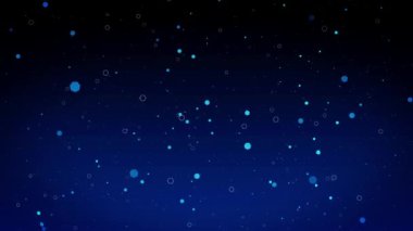 Soyut hareket çizgileri ve noktalar Parçacıklar siber Dijital Veri Ağı arka planı. Tıp, iş, mühendislik, bilim. Ekonomi, finansal teknoloji kurumsal tanıtım kavramı.