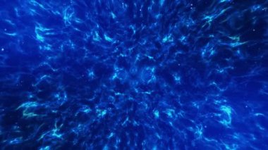 4K 3D Dış Uzay Canlandırma Uzayı 'ndan nebula gözü Derin Uzay' a. Uçan yıldız alanı. Evren boşluğu arka planı. Toz parçacıkları bulutlar. Kozmik Galaksi Yıldızları, Patlayan Galaksi, Yıldız Alanları Galaksisi