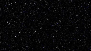 Temiz Toz Parçacıkları Taşıma Arkaplanı. Flaşlı hızlı enerji dalgaları. Parçacık. Parıldayan Toz Parçacıkları Bokeh ile. Fütürist ışıltılı sinek hareketi titreşen uzay