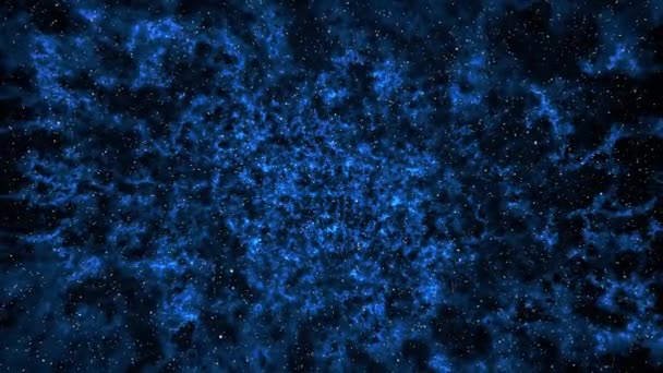 Raumfahrt Sternenfeld Geburts Und Todessternzone Fliegen Sie Durch Die Raumgalaxie — Stockvideo