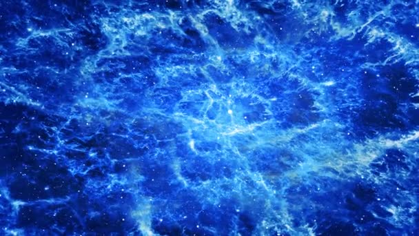 Scenic Spiral Infinite Galaxy Outer Deep Space Nebula Tunnel Travel — Αρχείο Βίντεο
